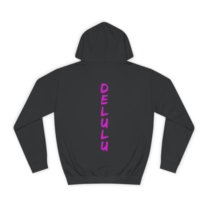 Unisex College Hoodie with 'DELULU' Design, Trendy Casual Wear, College Apparel, Gift for Students, Cozy Comfort for Every Day, [...]