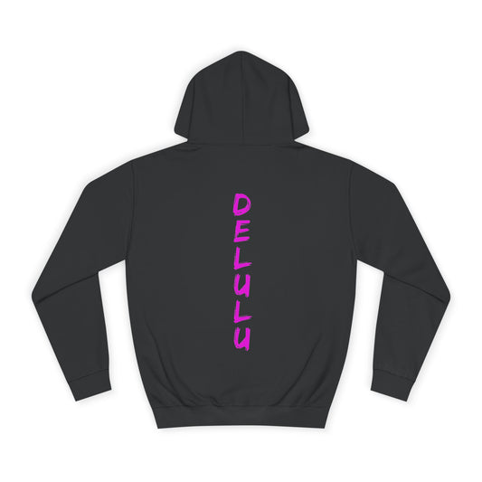 Unisex College Hoodie with 'DELULU' Design, Trendy Casual Wear, College Apparel, Gift for Students, Cozy Comfort for Every Day, [...]