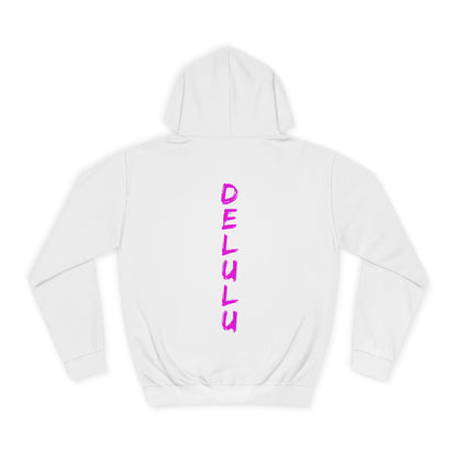 Unisex College Hoodie with 'DELULU' Design, Trendy Casual Wear, College Apparel, Gift for Students, Cozy Comfort for Every Day, [...]